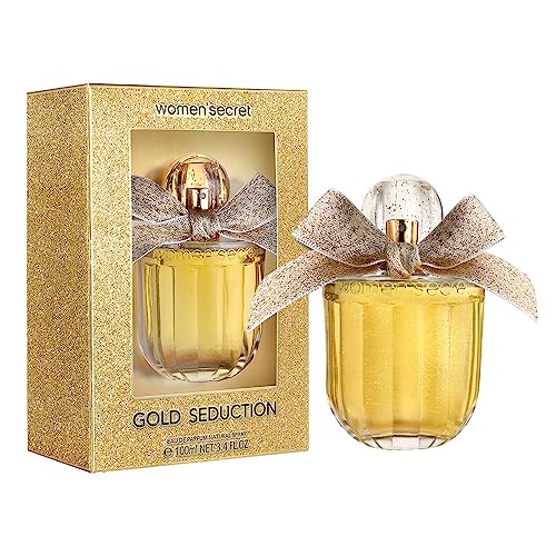 Women'secret Gold Seduction Perfumes de Mujer Eau de Parfum 100ml Fragancia Floral, Afrutada y Gourmand Regalo para Mujer